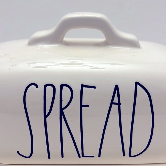 Rae Dunn Spread Butter Dish Ceramic Artisan Collection by Magenta - Picture 3 of 8